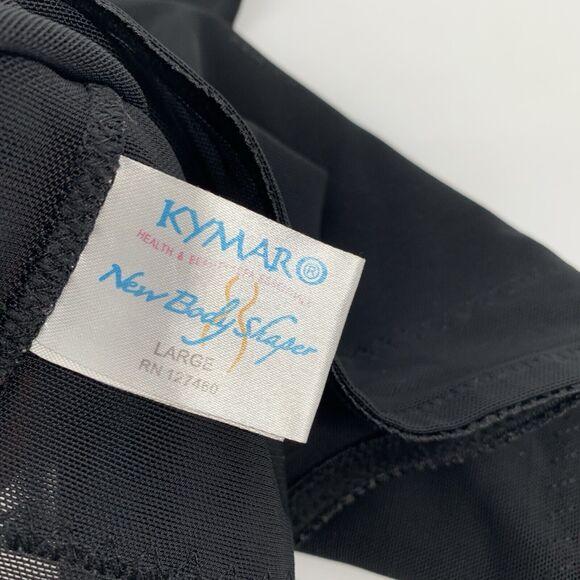 Kymaro Control Smoothing Tank Top Size Large Womens Solid Black Body Shapewear L - Picture 3 of 6